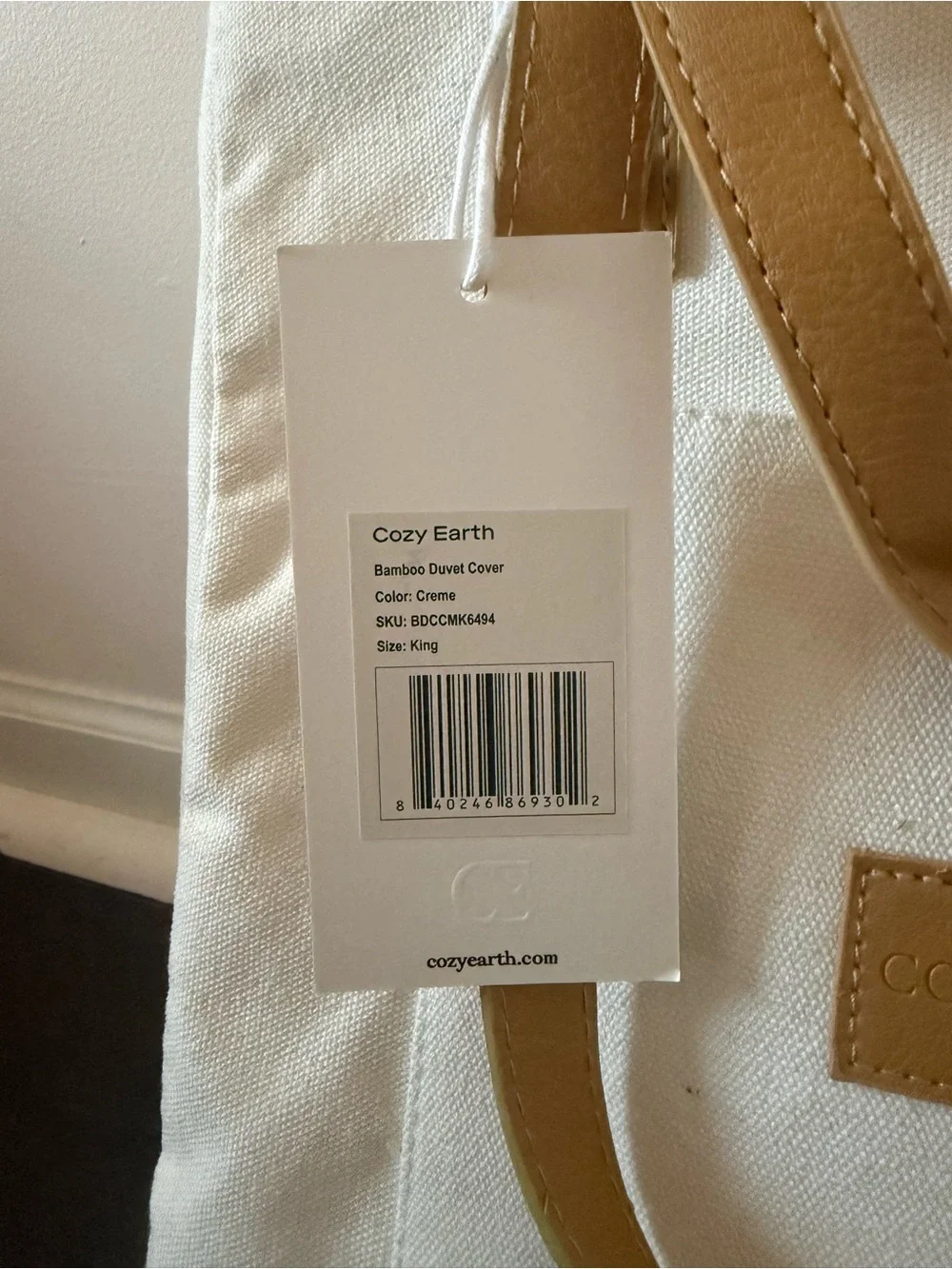 Cozy Earth Bamboo Duvet Cover - King